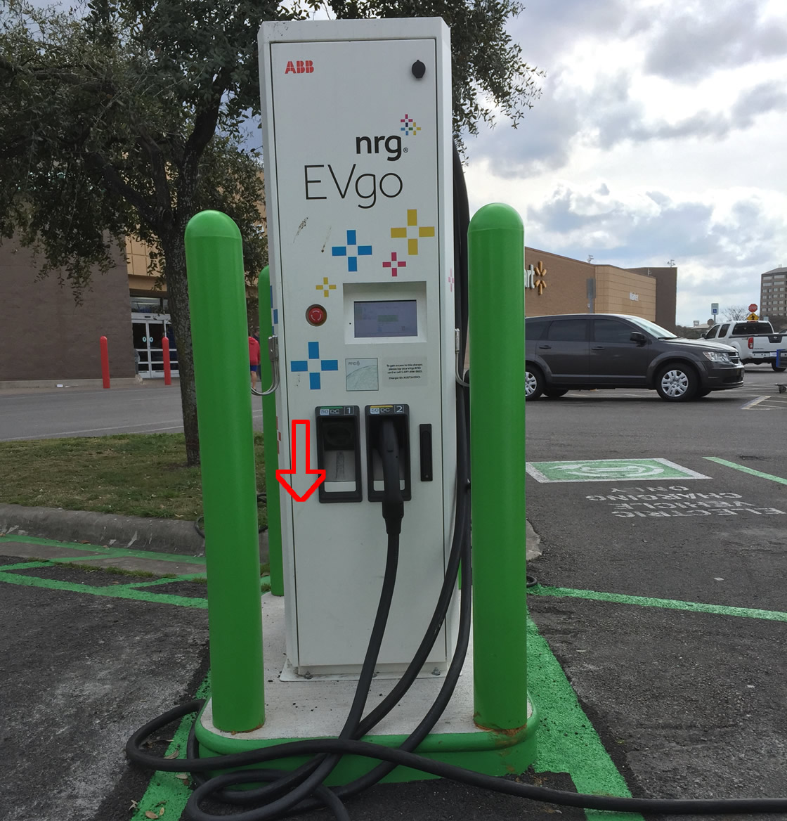 Electric vehicle charging issues with nrg EVgo station